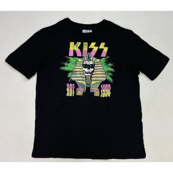 Kiss Hot In The Shade Tour 1990 Retro Graphic T-shirt Women Medium Music - Picture 1 of 6